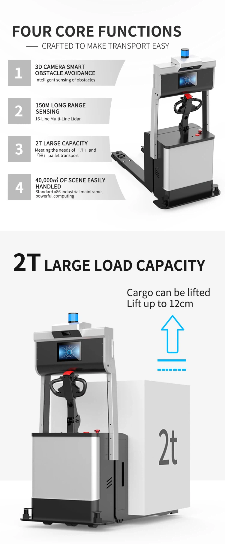 Autonomous Forklift FT2000 
