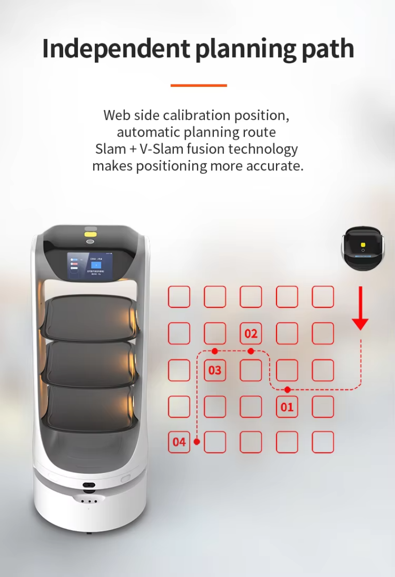Restaurant delivery robot