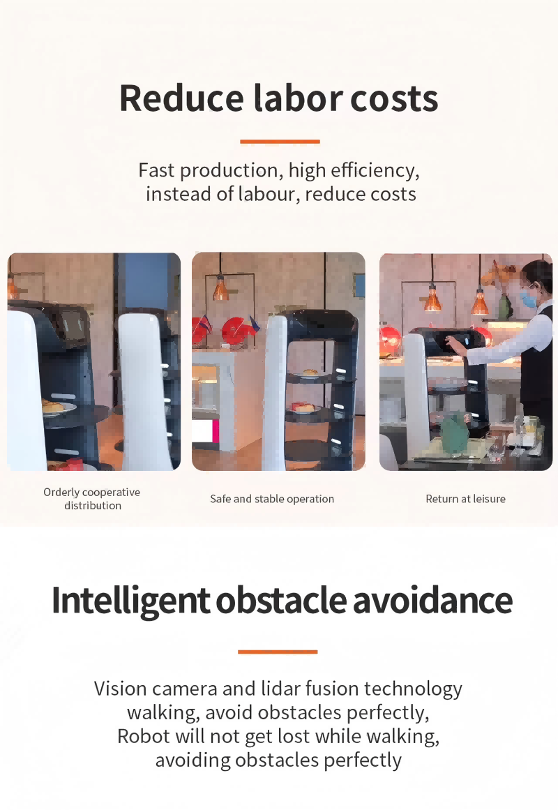Restaurant delivery robot