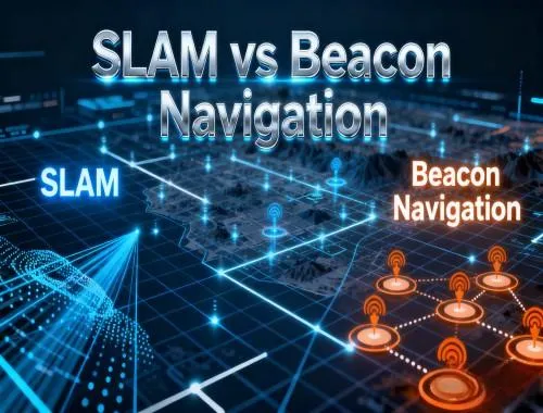 SLAM vs Beacon Navigation